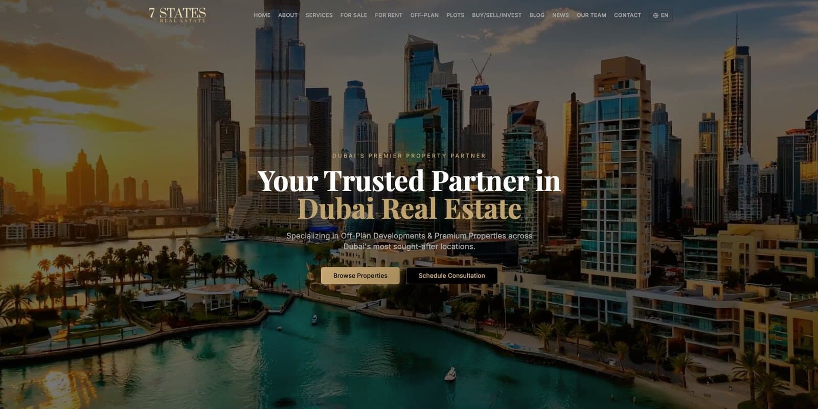 7 States Real Estate — Real Estate Platform, a project by The 7TH