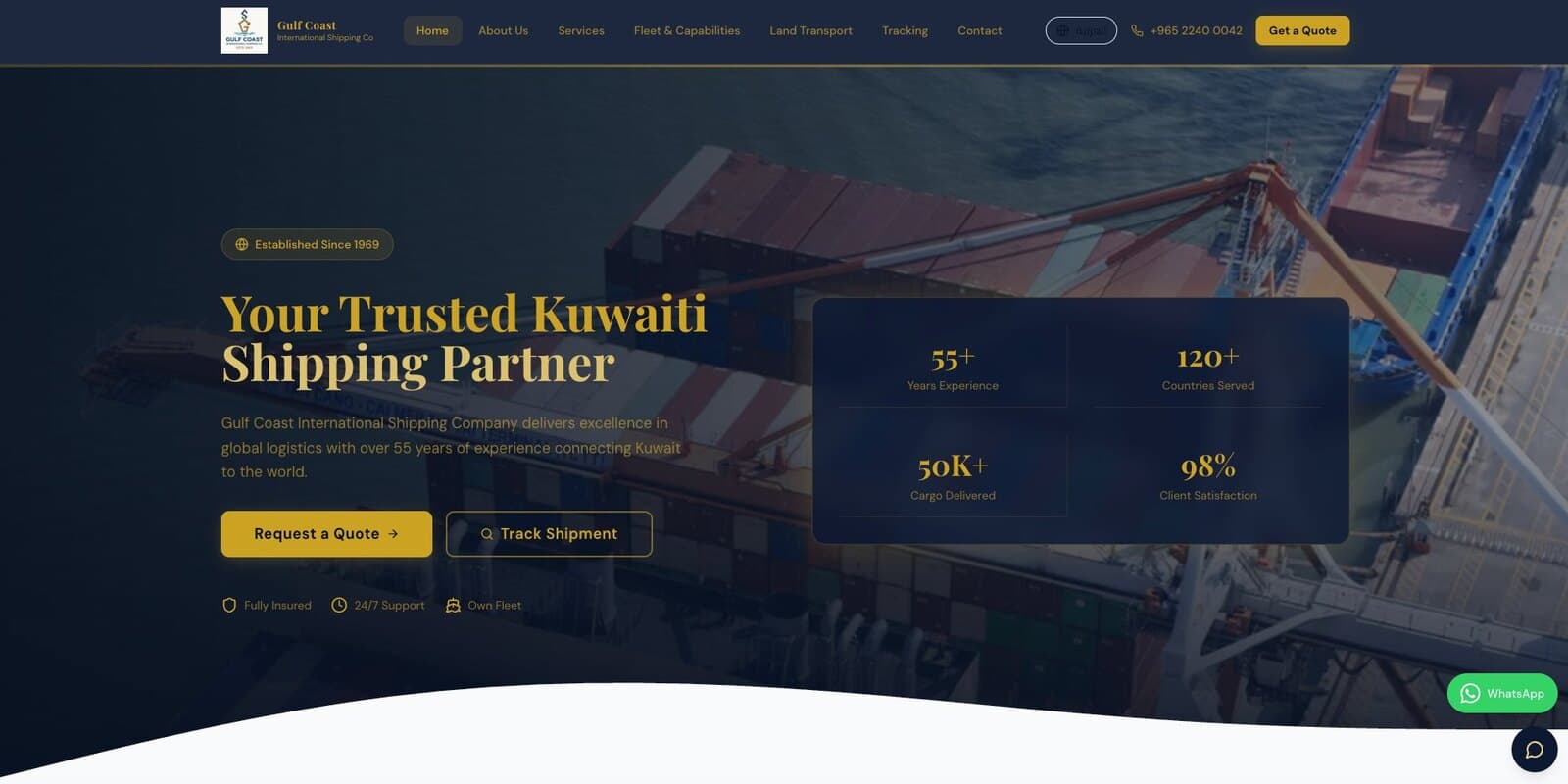 Gulf Coast — Logistics & Shipping, a project by The 7TH