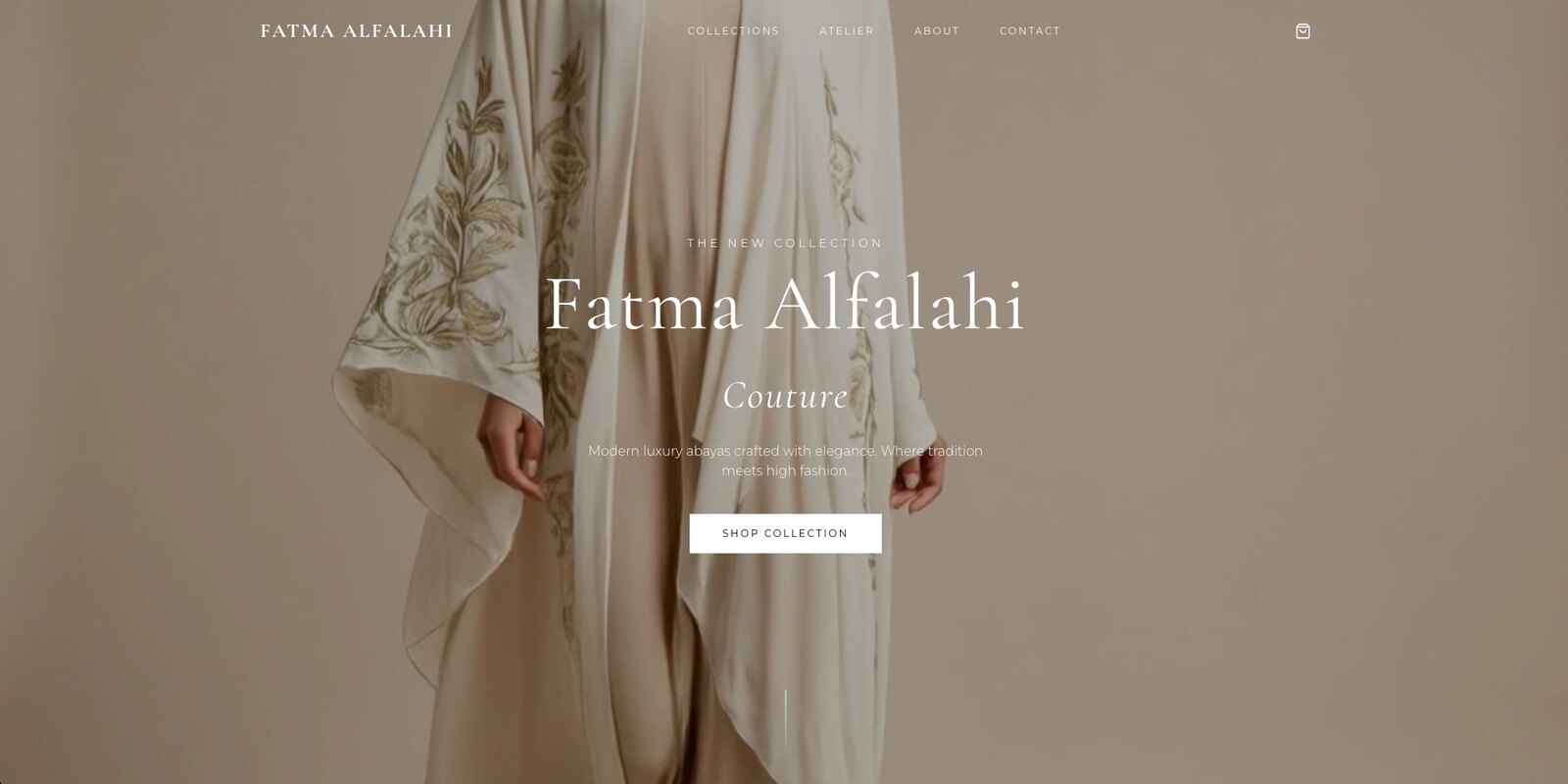 Fatma Alfalahi — Fashion & E-Commerce, a project by The 7TH