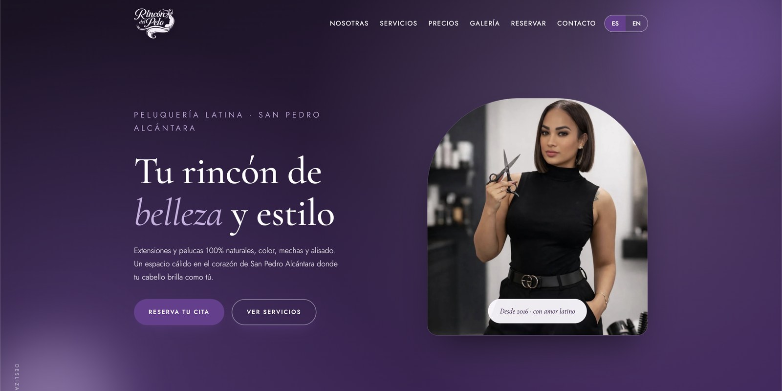 Rincón del Pelo — Beauty & Salon, a project by The 7TH