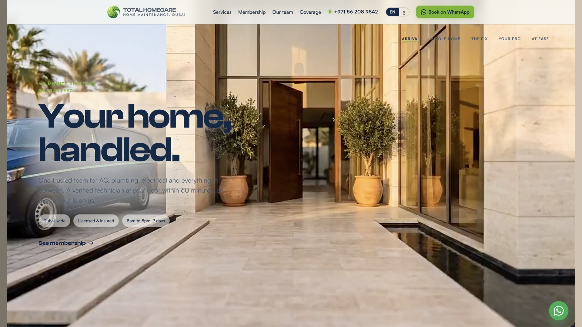 Total Homecare — Home Services, a project by The 7TH